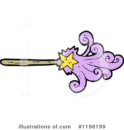 Royalty-Free (RF) Magic Wand Clipart Illustration by lineartestpilot - Stock Sample #1198199