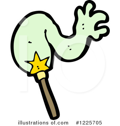 Royalty-Free (RF) Magic Wand Clipart Illustration by lineartestpilot - Stock Sample #1225705