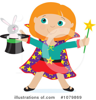 Magician Clipart #1079869 by Maria Bell