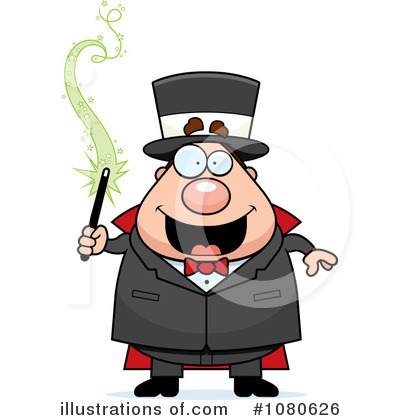 Royalty-Free (RF) Magician Clipart Illustration by Cory Thoman - Stock Sample #1080626