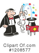 Magician Clipart #1208577 by Johnny Sajem