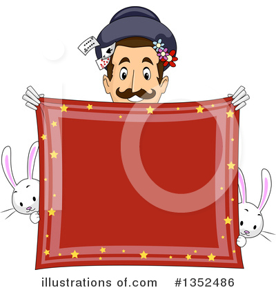 Royalty-Free (RF) Magician Clipart Illustration by BNP Design Studio - Stock Sample #1352486