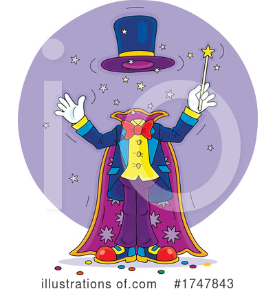 Royalty-Free (RF) Magician Clipart Illustration by Alex Bannykh - Stock Sample #1747843