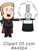 Magician Clipart #44924 by Cory Thoman