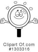 Magnifying Glass Character Clipart #1303316 by Cory Thoman