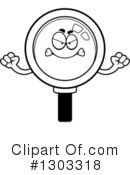 Magnifying Glass Character Clipart #1303318 by Cory Thoman