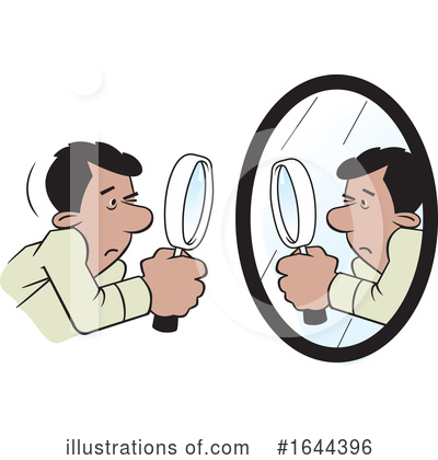 Royalty-Free (RF) Magnifying Glass Clipart Illustration by Johnny Sajem - Stock Sample #1644396