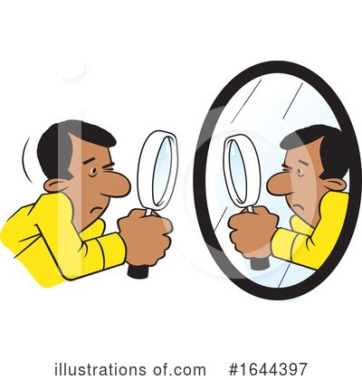 Royalty-Free (RF) Magnifying Glass Clipart Illustration by Johnny Sajem - Stock Sample #1644397