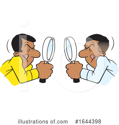 Royalty-Free (RF) Magnifying Glass Clipart Illustration by Johnny Sajem - Stock Sample #1644398