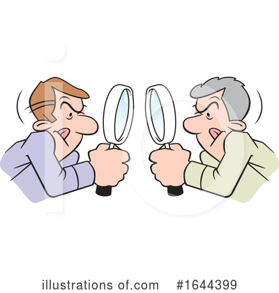 Royalty-Free (RF) Magnifying Glass Clipart Illustration by Johnny Sajem - Stock Sample #1644399