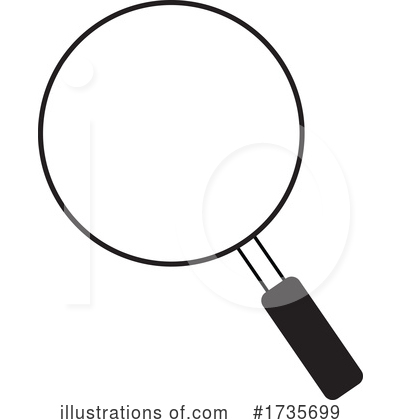 Royalty-Free (RF) Magnifying Glass Clipart Illustration by Johnny Sajem - Stock Sample #1735699