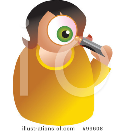 Royalty-Free (RF) Magnifying Glass Clipart Illustration by Prawny - Stock Sample #99608