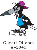 Magpie Clipart #42846 by Dennis Holmes Designs