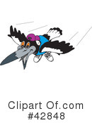 Magpie Clipart #42848 by Dennis Holmes Designs