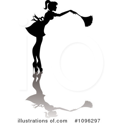 Royalty-Free (RF) Maid Clipart Illustration by Pams Clipart - Stock Sample #1096297