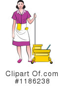 Maid Clipart #1186238 by Lal Perera