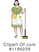 Maid Clipart #1186239 by Lal Perera