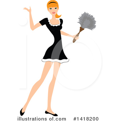 Dusting Clipart #1418200 by Pams Clipart
