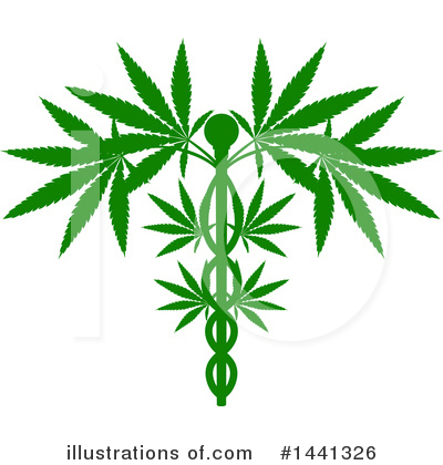 Marijuana Clipart #1441326 by AtStockIllustration