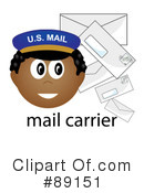 Mail Carrier Clipart #89151 by Pams Clipart
