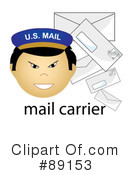 Mail Carrier Clipart #89153 by Pams Clipart