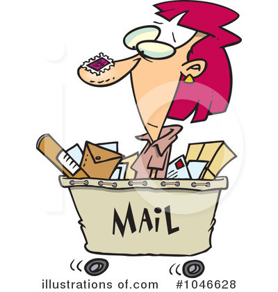 Postal Worker Clipart #1046628 by toonaday