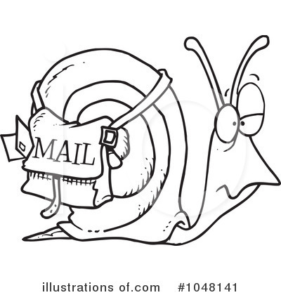 Royalty-Free (RF) Mail Clipart Illustration by toonaday - Stock Sample #1048141