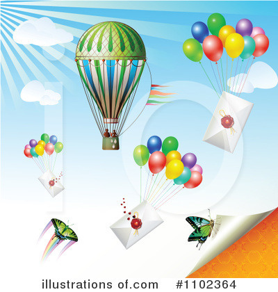 Hot Air Balloon Clipart #1102364 by merlinul
