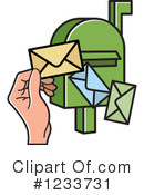 Mail Clipart #1233731 by Lal Perera