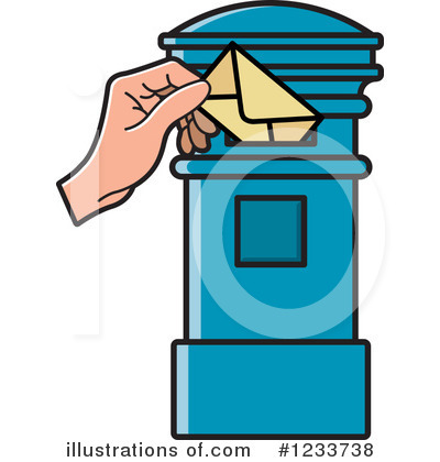 Royalty-Free (RF) Mail Clipart Illustration by Lal Perera - Stock Sample #1233738