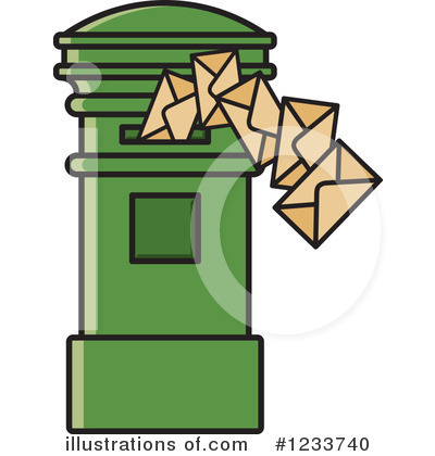 Royalty-Free (RF) Mail Clipart Illustration by Lal Perera - Stock Sample #1233740