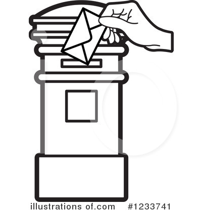 Royalty-Free (RF) Mail Clipart Illustration by Lal Perera - Stock Sample #1233741