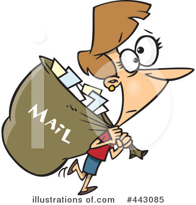 Postal Worker Clipart #443085 by toonaday