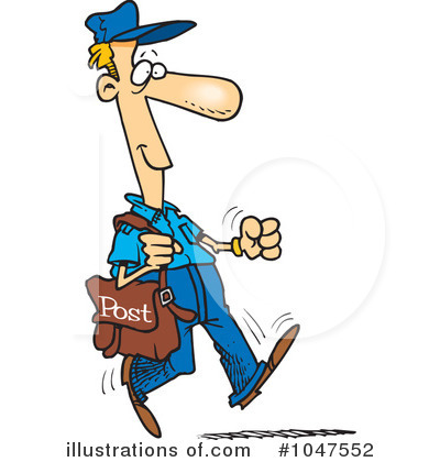 Postal Worker Clipart #1047552 by toonaday