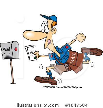 Mail Man Clipart #1047584 by toonaday