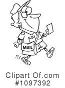 Mail Man Clipart #1097392 by toonaday