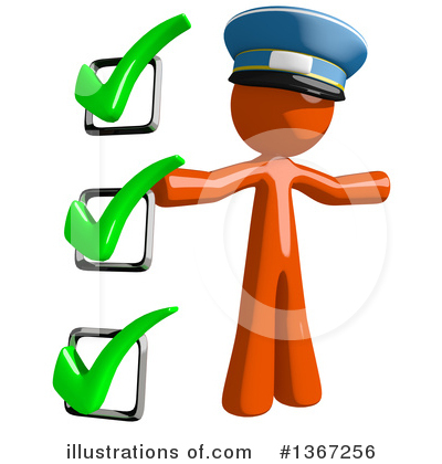 Royalty-Free (RF) Mail Man Clipart Illustration by Leo Blanchette - Stock Sample #1367256