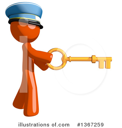 Royalty-Free (RF) Mail Man Clipart Illustration by Leo Blanchette - Stock Sample #1367259