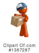Mail Man Clipart #1367287 by Leo Blanchette