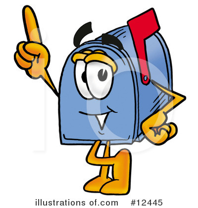 Royalty-Free (RF) Mailbox Character Clipart Illustration by Mascot Junction - Stock Sample #12445