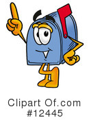 Mailbox Character Clipart #12445 by Mascot Junction