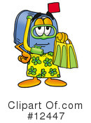Mailbox Character Clipart #12447 by Mascot Junction