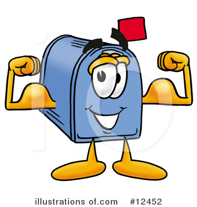 Royalty-Free (RF) Mailbox Character Clipart Illustration by Mascot Junction - Stock Sample #12452