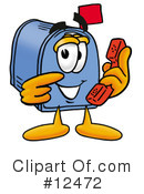 Mailbox Character Clipart #12472 by Mascot Junction