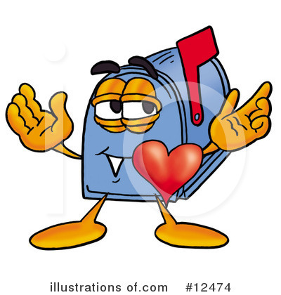 Love Heart Clipart #12474 by Mascot Junction