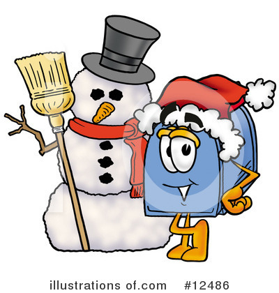 Royalty-Free (RF) Mailbox Character Clipart Illustration by Mascot Junction - Stock Sample #12486
