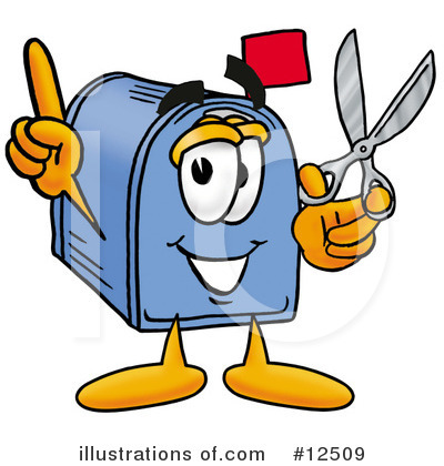 Royalty-Free (RF) Mailbox Character Clipart Illustration by Mascot Junction - Stock Sample #12509