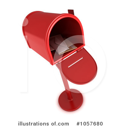 Royalty-Free (RF) Mailbox Clipart Illustration by BNP Design Studio - Stock Sample #1057680