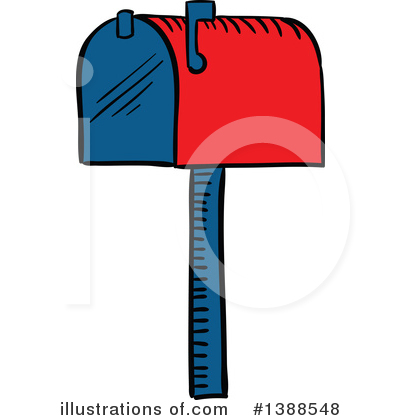 Mailbox Clipart #1388548 by Vector Tradition SM