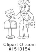 Mailman Clipart #1513154 by visekart